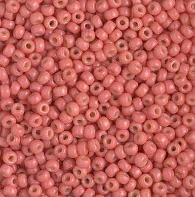 8/0 Duracoat Opaque Lt Watermelon, Miyuki Seed Bead, 8-4464