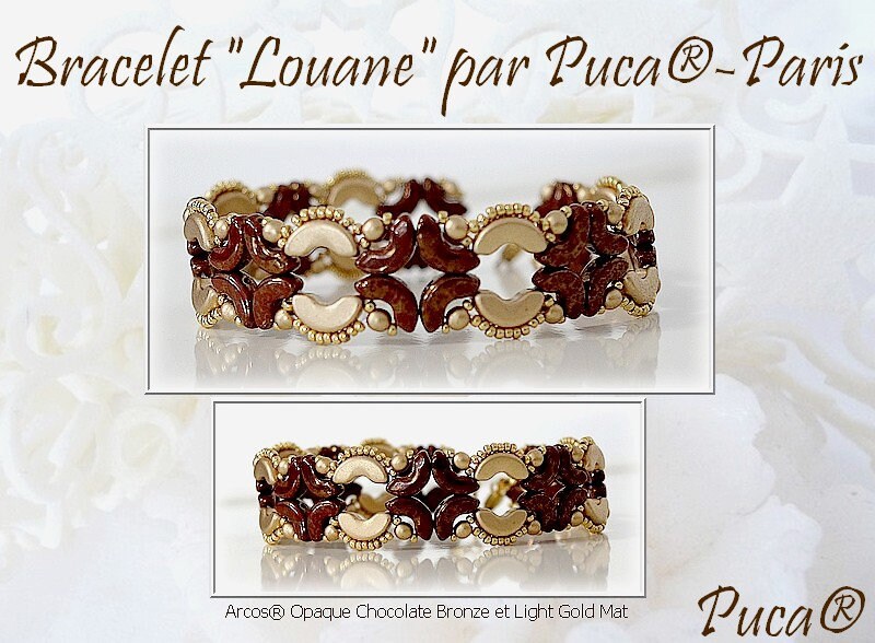 Arcos Par Puca Opaque Chocolate Bronze, 5X10 MM Czech Glass, 13600-15496-30 beads