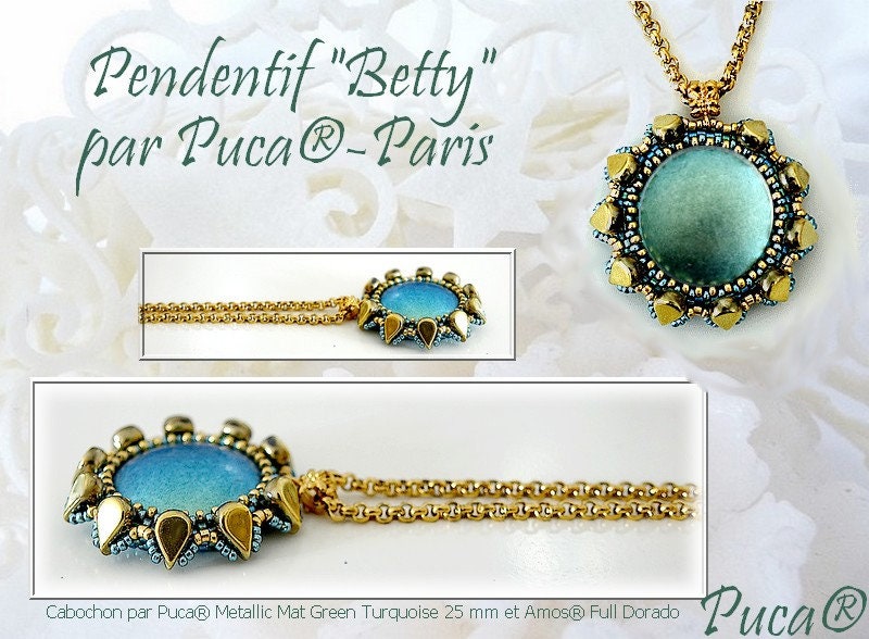 Cabochon Par Puca Paris, Metallic Matte Dark Plum 18mm or 25mm Czech glass, Choose a size, Qty 1