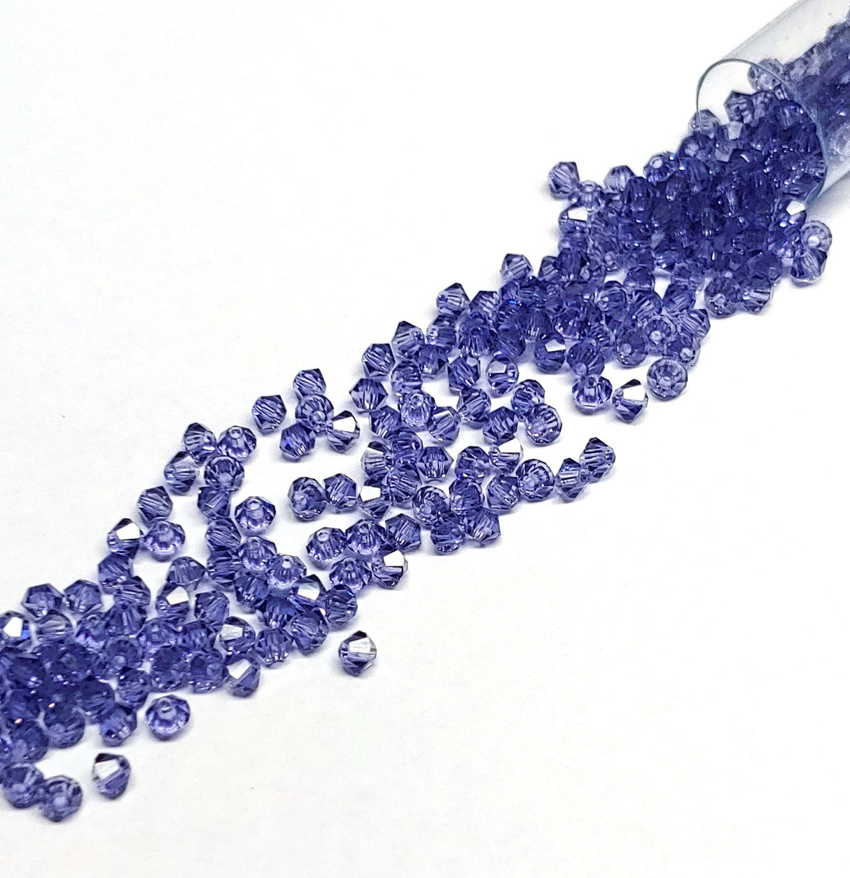 Preciosa 3mm Tanzanite, Crystal Bicone