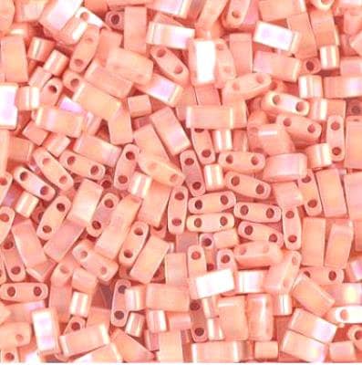 Half Tila Opaque Tea Rose Luster, HTL-596, Miyuki, 5 grams
