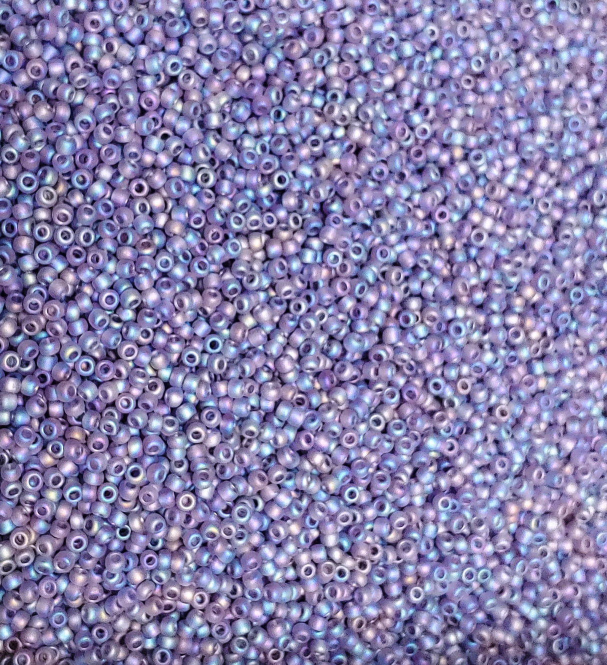 11/0 Toho Transparent Rainbow Frosted Lt Tanzanite, 166DF, Round Seed Bead 10 or 20 grams