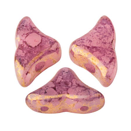 Helios par Puca® Light Rose Opal Bronze, 2-Hole Czech Glass 6x10m, 71010-15496-30 Beads