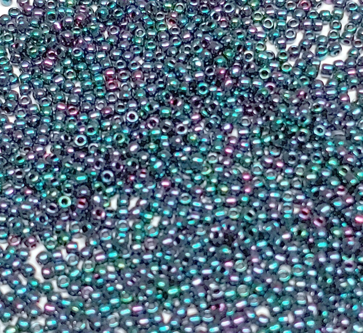 11/0 Toho Higher Metallic Dragonfly, color 505 Round Seed Bead 10 grams