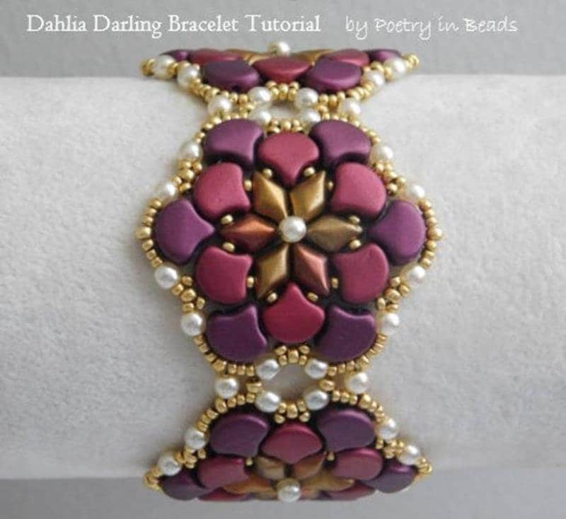 Ginko Bead Chatoyant Shimmer Red Wine, 2-Hole Czech Glass 7.5x7.5mm, 02010-29717-35 Beads