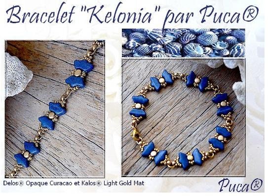 Delos Par Puca ®-Paris® Sorbet colors, 3 Hole Czech Glass 6 x 11mm, 25 beads, Choose your color and quantity