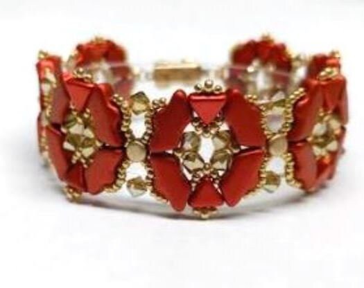 Darling Bracelet Pattern - DO NOT BUY- Sent free by email-Free with par Puca bead purchase, Read the description below for details