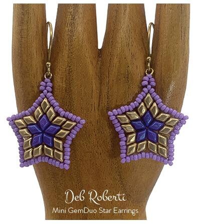 Mini GemDuo Chalk Lava Red, 2-Hole Matubo Czech beads 6x4mm, 50 beads