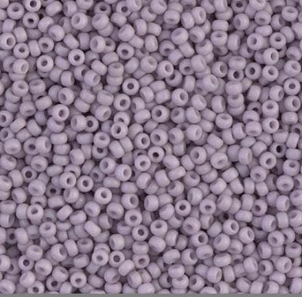 11/0 Matte Opaque Light Mauve, Miyuki Glass Seed Bead, 2025
