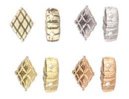 Cymbal Plaka Gemduo Bead Substitute, 012227 Rose Gold, 14 pieces-DISCONTINUED