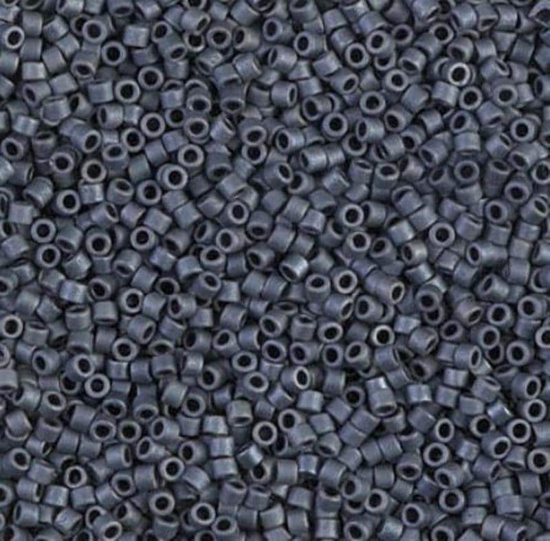 Matte Gunmetal Miyuki Delica 11/0 DB0301