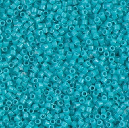 Duracoat Opaque Underwater Blue, 11/0 Miyuki Delica Bead, DB2130 - 5 Grams