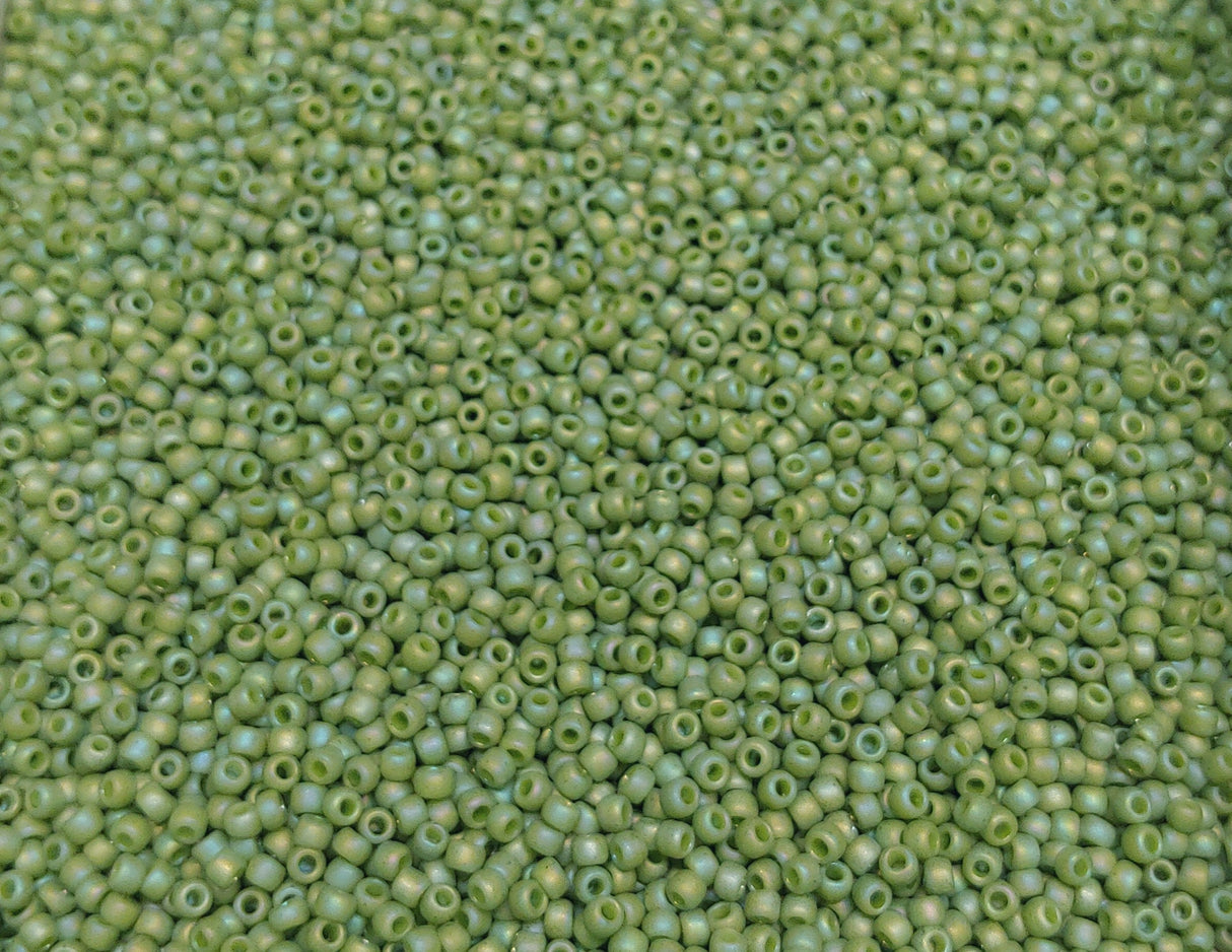 Semi Glazed Rainbow Honey Dew, 2632F 11/0 Toho Round Seed Bead, 10 Grams