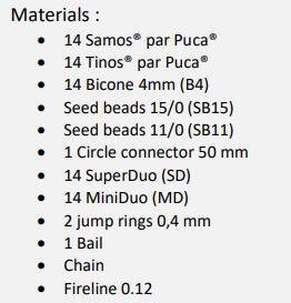 Barbara Pendant Pattern - DO NOT BUY- Sent free by email-Free with par Puca bead purchase, Read the description below for details