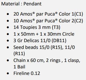 Love You Pendant Pattern