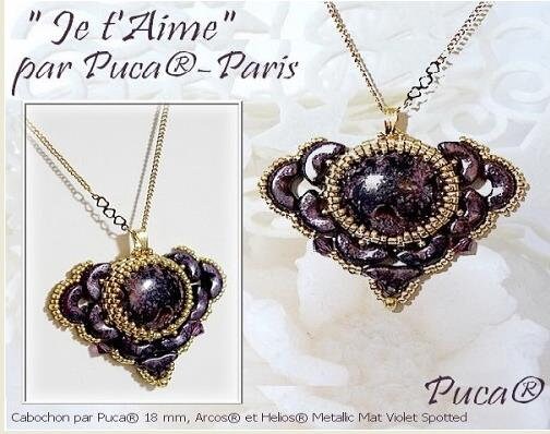 Je t' Aime Pendant Pattern