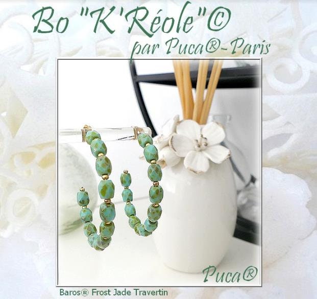 Konos par Puca Frost Jade, 10 grams Approx 107 beads, choose the color you want