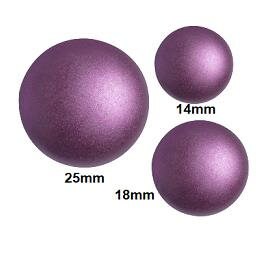 Cabochon par Puca Pastel Bordeaux 14mm, 18mm or 25mm, Choose a size, Quantity 1