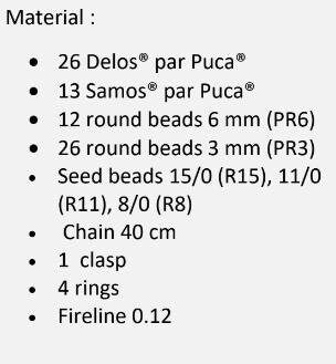 Danie Necklace Pattern - DO NOT BUY- Sent free by email-Free with par Puca bead purchase, Read the description below for details