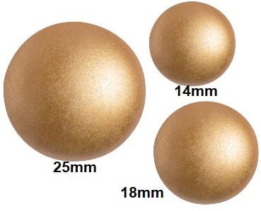 Cabochon par Puca Pastel Amber 14mm, 18mm or 25mm, Choose a size, Quantity 1