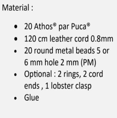 Akio Necklace Pattern - DO NOT BUY- Sent free by email-Free with par Puca bead purchase, Read the description below for details