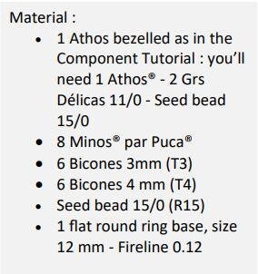 Ann Ring Pattern - DO NOT BUY- Sent free by email-Free with par Puca bead purchase, Read the description below for details