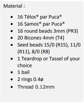 Tamiko Pendant Pattern - DO NOT BUY- Sent free by email-Free with par Puca bead purchase, Read the description below for details