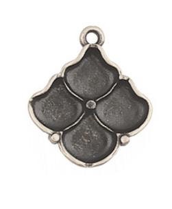 Cymbal Manalis Ginko Pendant Setting, 013939, 1 piece - Choose your color