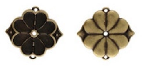 Cymbal Apokrousi Connector Setting for Paisley Bead, 013997, 1 piece - Choose your color