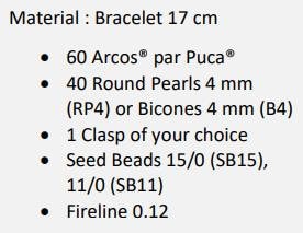 Caprice Bracelet Pattern -DO NOT BUY- Sent free by email-Free with par Puca bead purchase, Read the description below for details