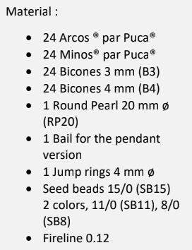 D'Cybele Pendant Pattern