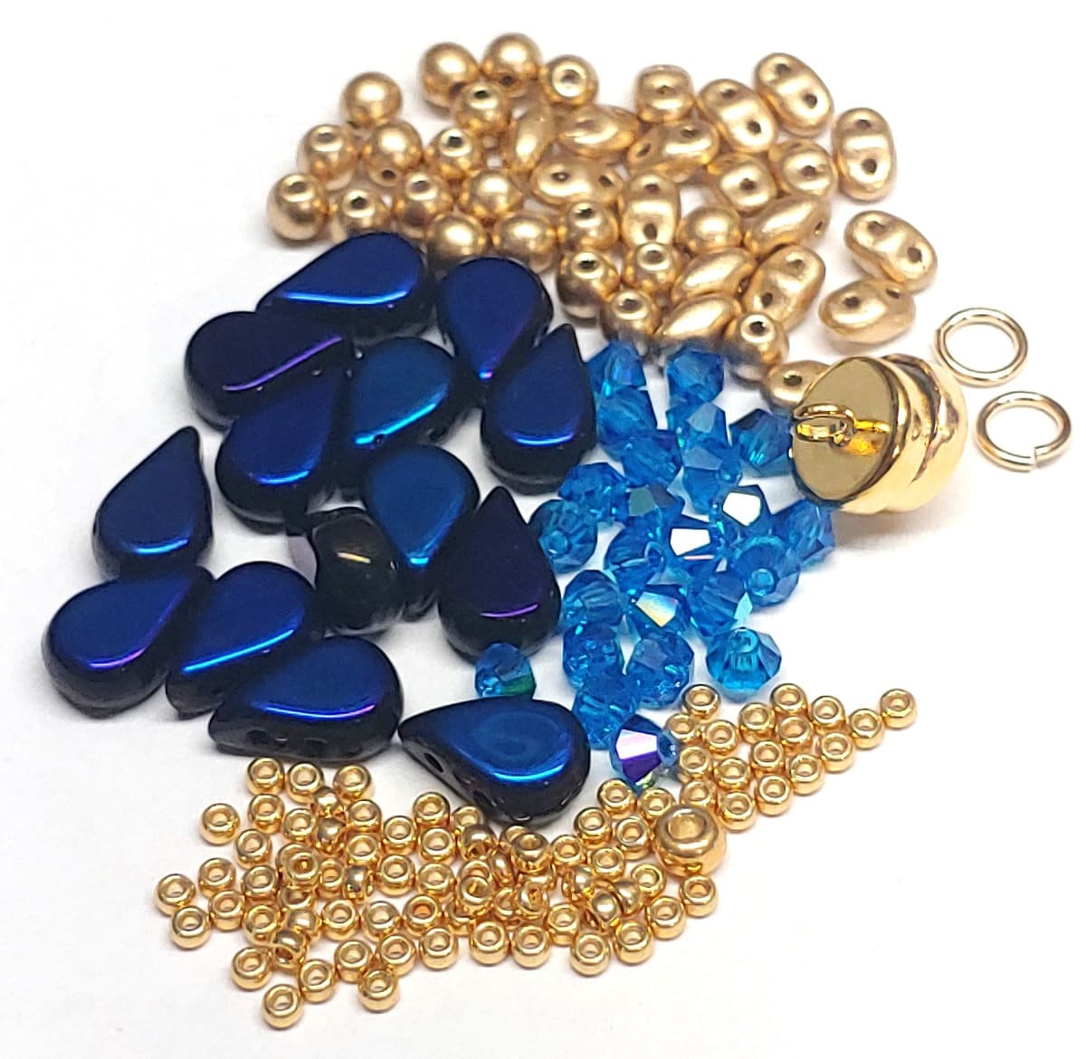 India Bracelet Kit-Amos par Puca beads. Pattern will be mailed with kit purchase, see Description for more details