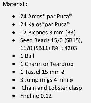 Pompon Maloya Pattern - DO NOT BUY- Sent free by email-Free with par Puca bead purchase, Read the description below for details