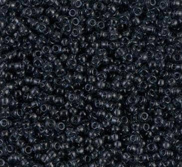 11/0 Transparent Montana Blue 2411, Miyuki Glass Seed Bead