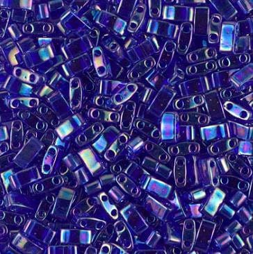 Half Tila Transparent Cobalt AB, HTL-177, Miyuki, 5 grams