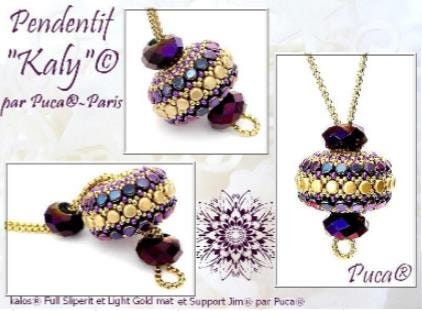 Kalos Par Puca Ice Slushy Colors, 2 hole - 4MM Bead, 5 grams, Choose a color