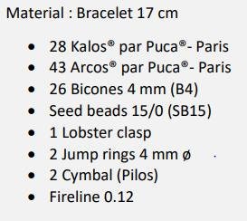 Trianon Bracelet Pattern