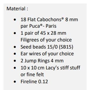 Bo April Earring Pattern