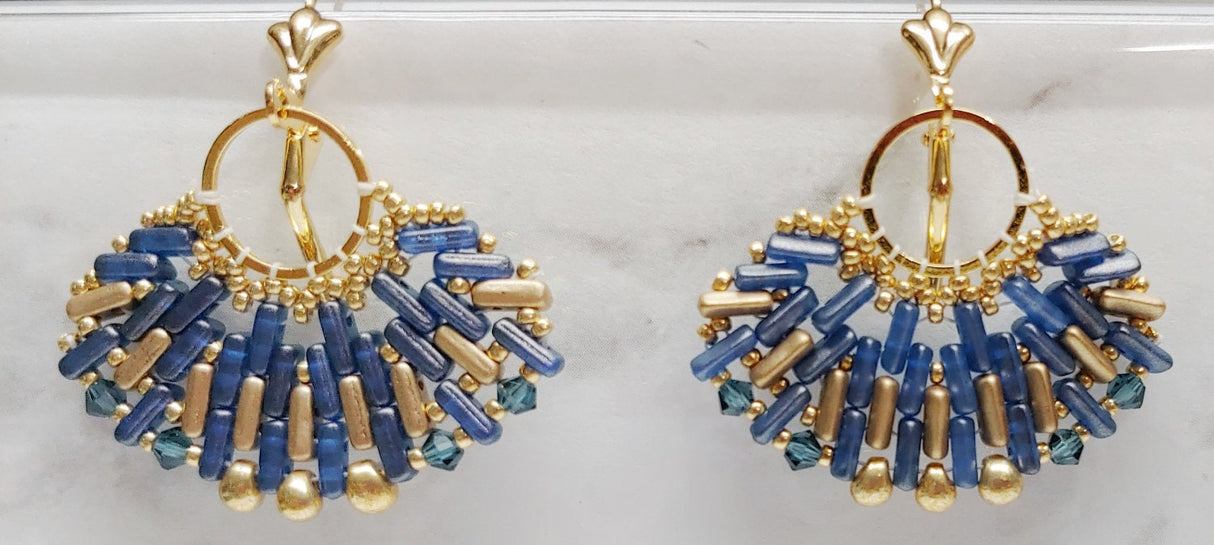 Bo Dolce Vita Earring Pattern - DO NOT BUY- Sent free by email-Free with par Puca bead purchase, Read the description below for details