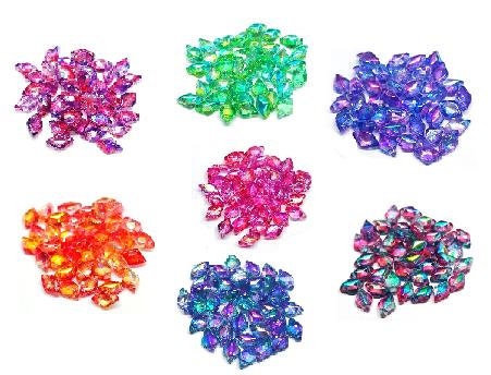 GemDuo Beads, Summer Rainbow, 2-Hole Matubo Czech Beads, 8x5mm, 40 Beads, Choose a color