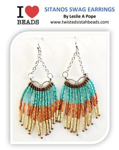 Cymbal Sitanos ll 8/0 Bead Ending, 012823, 2 pieces-Choose your color and quantity