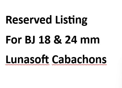 Lunasoft Lucite Cabochon Evergreen, 18mm Round, quantity 1