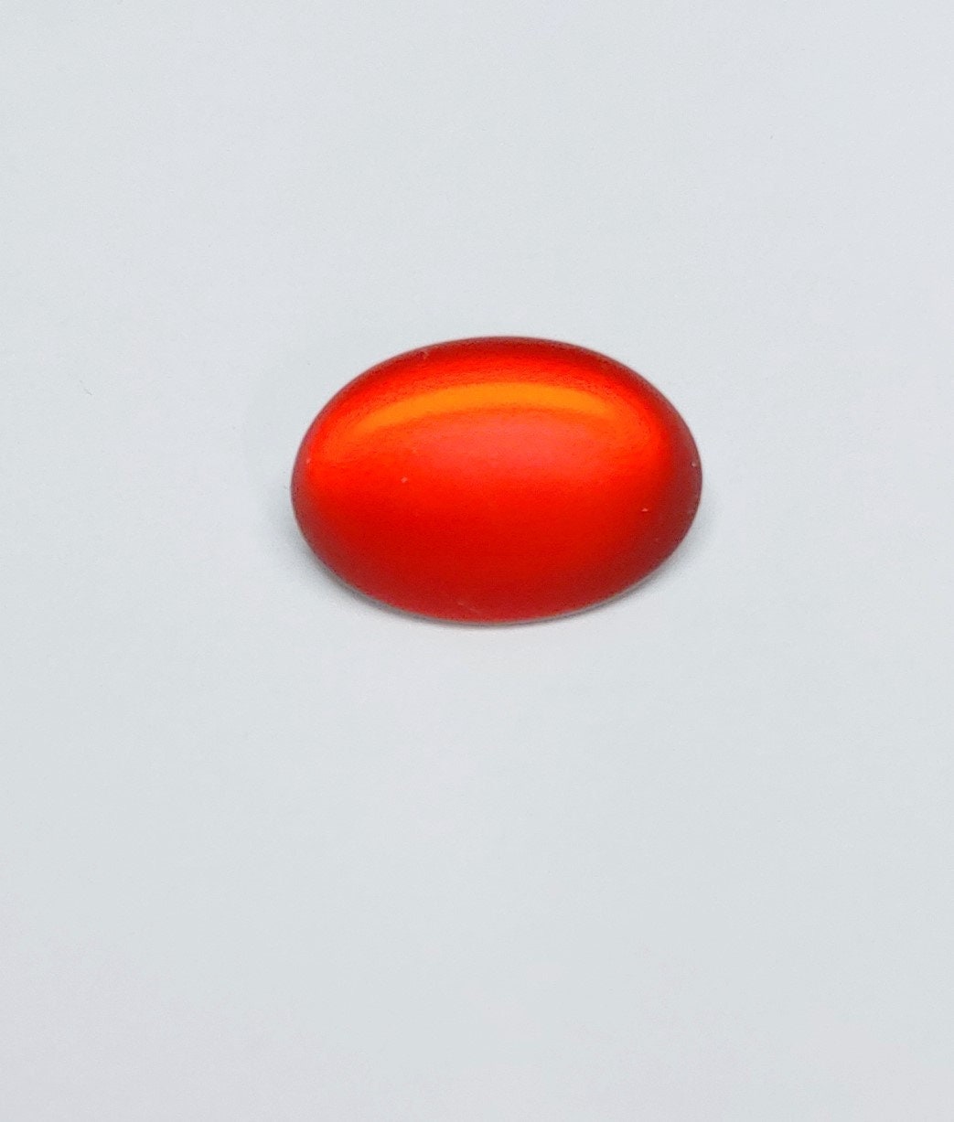 Lunasoft Lucite Cabochon Cherry, 18.5 x 13.5mm Oval, quantity 1