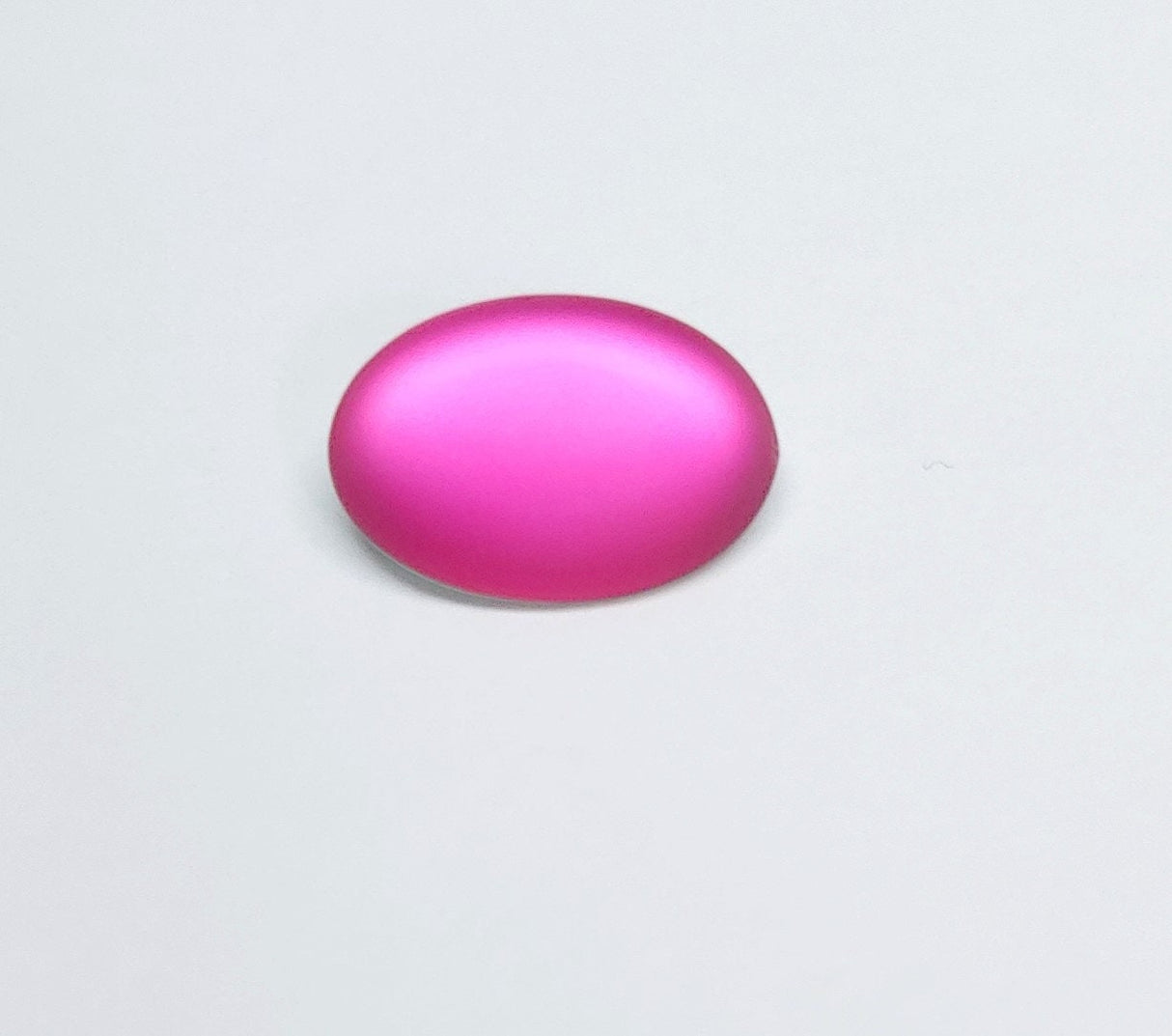 Lunasoft Lucite Cabochon Raspberry, 18.5 x 13.5mm Oval, quantity 1