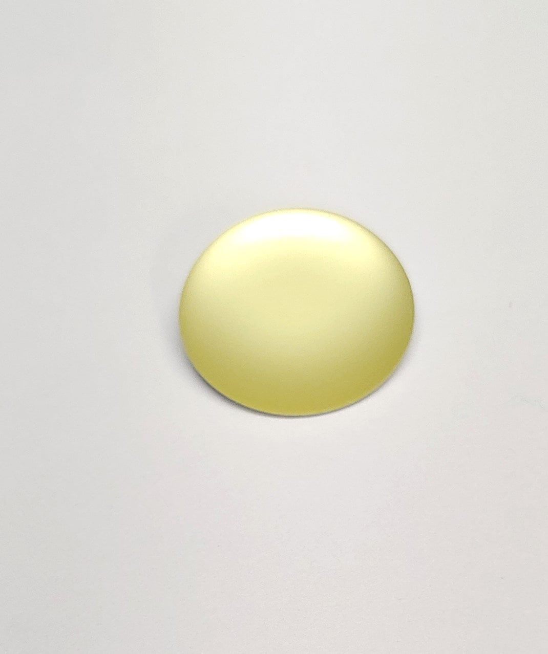 Lunasoft Lucite Cabochon Citrine, 18mm Round, quantity 1