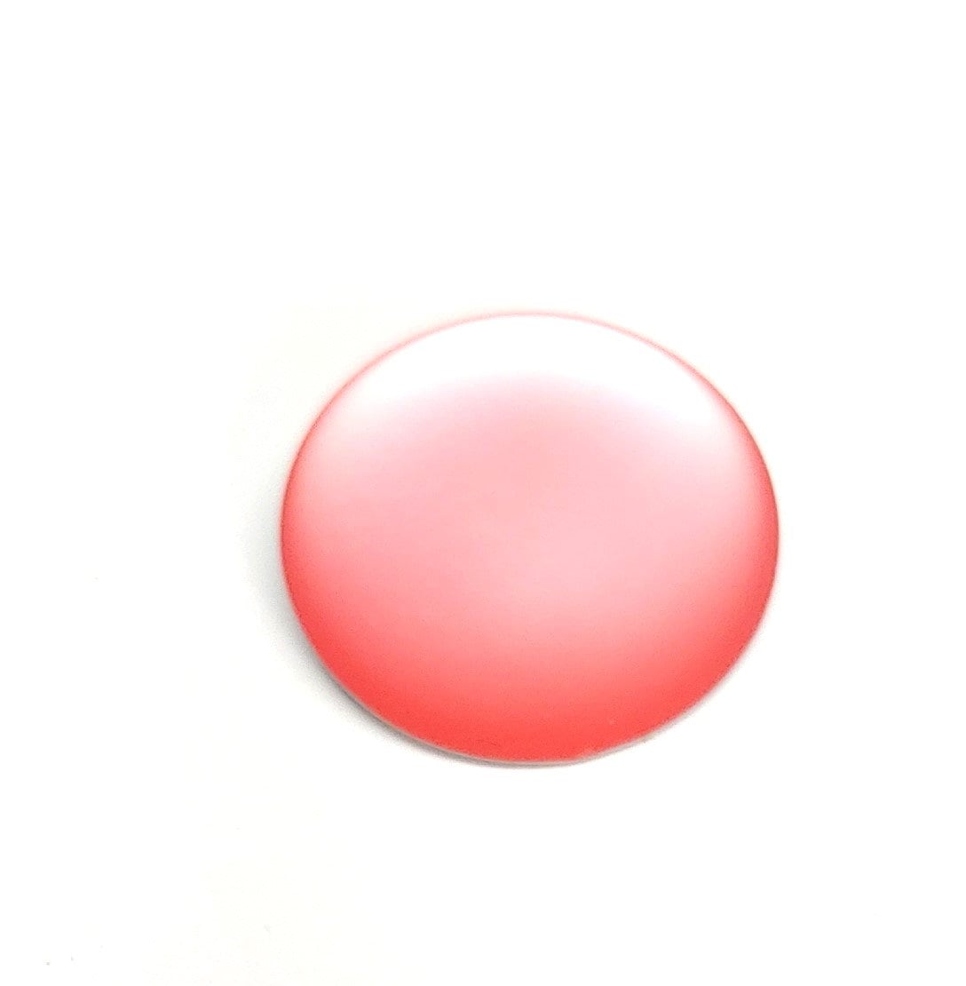 Lunasoft Lucite Cabochon Watermelon, 24mm Round, quantity 1