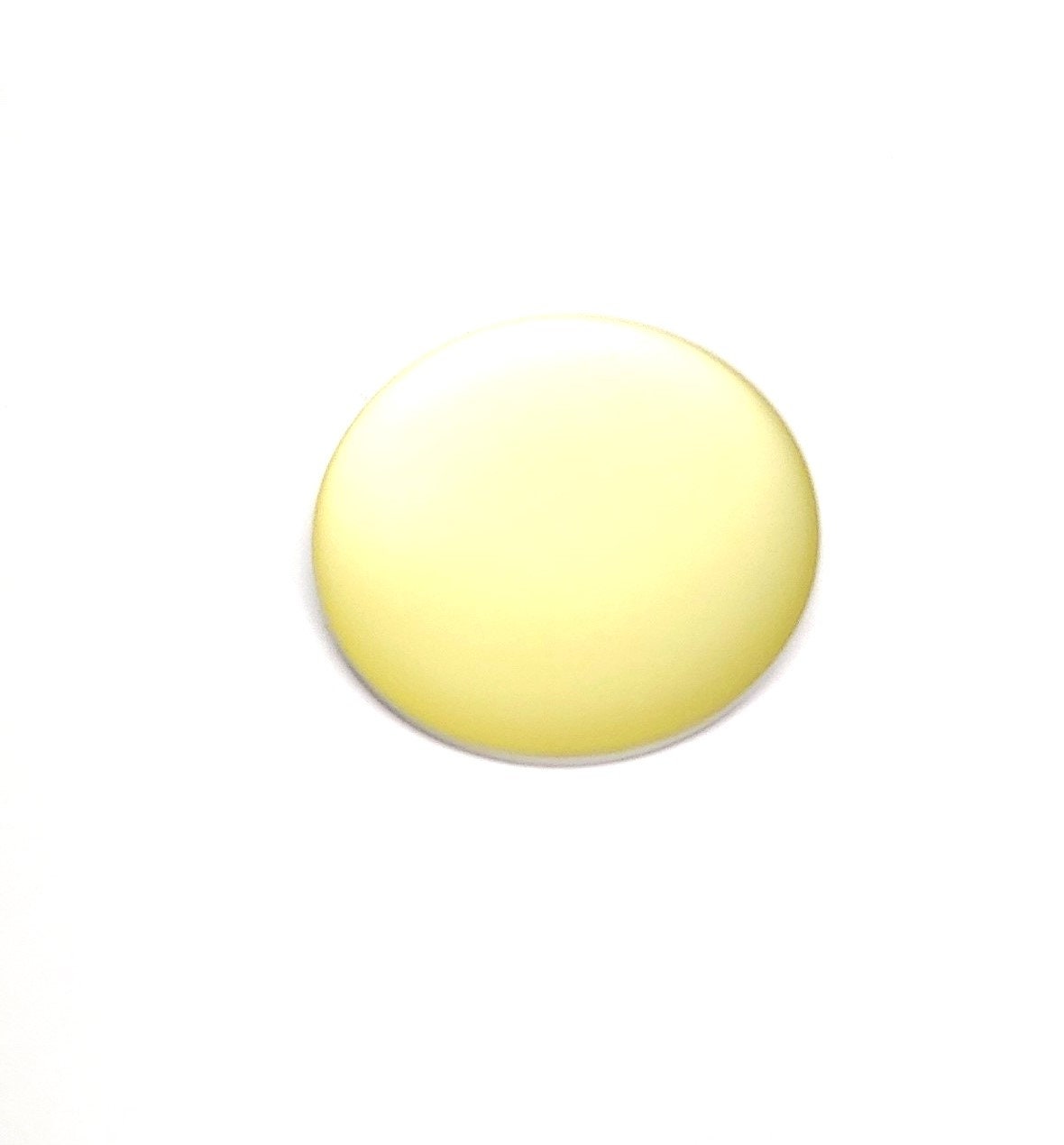 Lunasoft Lucite Cabochon Citrine, 24mm Round, quantity 1