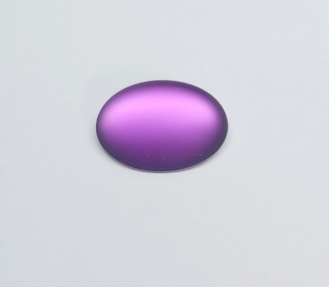 Lunasoft Lucite Cabochon Grape, 18.5 x 13.5mm Oval, quantity 1