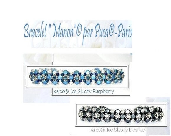Manon Bracelet Pattern - DO NOT BUY- Sent free by email-Free with par Puca bead purchase, Read the description below for details