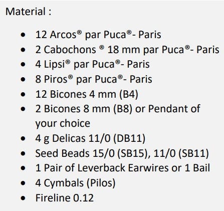 Noelia Pendant-Earring Pattern